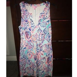 Lilly Pulitzer Notch Cotton Jersey Dress